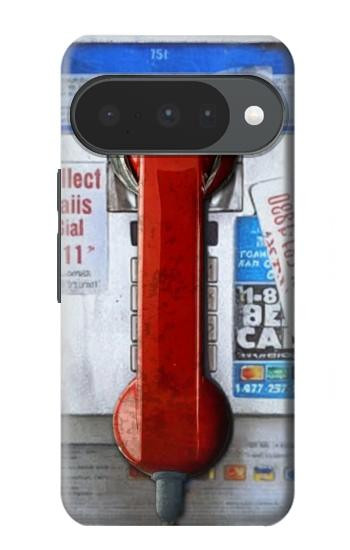 S3925 コラージュヴィンテージ公衆電話 Collage Vintage Pay Phone Google Pixel 10, 10 Pro バックケース、フリップケース・カバー
