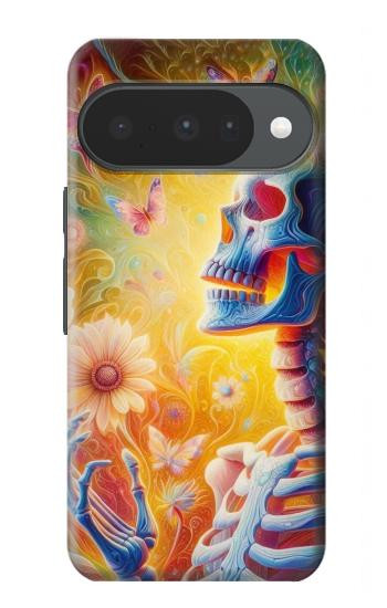 S3976 カラフルな骸骨 Colorful Skeleton Google Pixel 10, 10 Pro バックケース、フリップケース・カバー