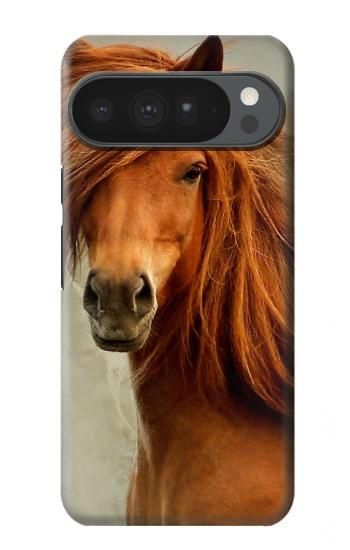S1595 美しいブラウン馬 Beautiful Brown Horse Google Pixel 10 Pro XL バックケース、フリップケース・カバー
