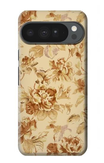 S2180 ヴィンテージ花のパターン Flower Floral Vintage Pattern Google Pixel 10 Pro XL バックケース、フリップケース・カバー