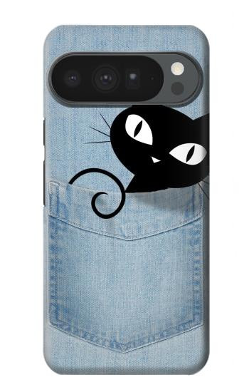 S2641 ポケット黒猫 Pocket Black Cat Google Pixel 10 Pro XL バックケース、フリップケース・カバー