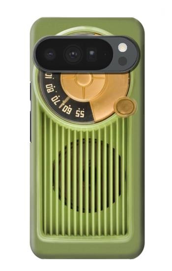 S2656 ヴィンテージベークライトデコラジオ Vintage Bakelite Radio Green Google Pixel 10 Pro XL バックケース、フリップケース・カバー