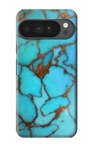 S2685 アクアターコイズ宝石グラフィックプリント Aqua Turquoise Gemstone Graphic Printed Google Pixel 10 Pro XL バックケース、フリップケース・カバー