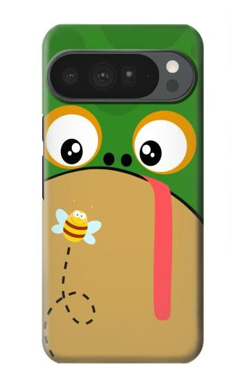 S2765 かわいいカエル ハチ 漫画 Frog Bee Cute Cartoon Google Pixel 10 Pro XL バックケース、フリップケース・カバー