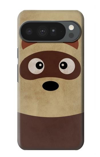 S2825 かわいいアライグマ Cute Cartoon Raccoon Google Pixel 10 Pro XL バックケース、フリップケース・カバー