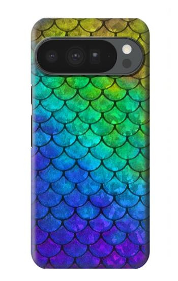 S2930 人魚のスケール Mermaid Fish Scale Google Pixel 10 Pro XL バックケース、フリップケース・カバー