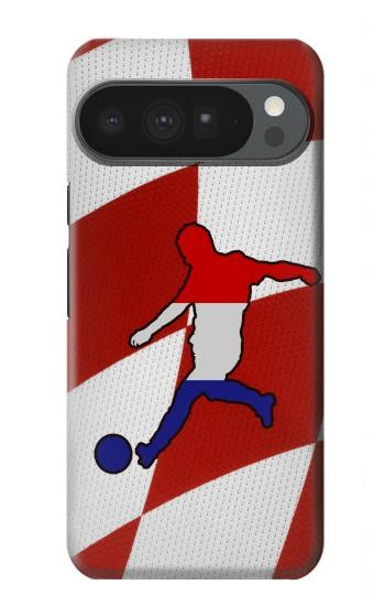 S2993 クロアチアサッカー Croatia Football Soccer Flag Google Pixel 10 Pro XL バックケース、フリップケース・カバー