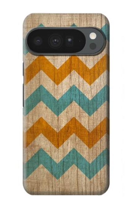 S3033 ヴィヴィッドシェブロングラフィック Vintage Wood Chevron Graphic Printed Google Pixel 10 Pro XL バックケース、フリップケース・カバー