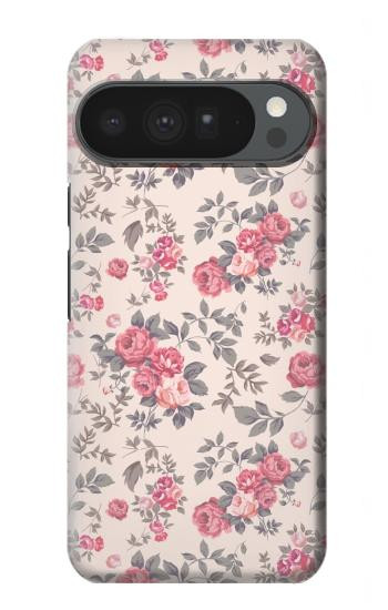 S3095 ヴィンテージ・バラ Vintage Rose Pattern Google Pixel 10 Pro XL バックケース、フリップケース・カバー