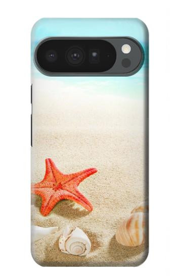 S3212 シーシェルズ・ヒトデ・ビーチ Sea Shells Starfish Beach Google Pixel 10 Pro XL バックケース、フリップケース・カバー