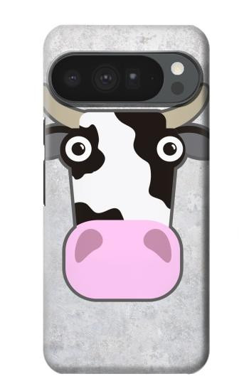 S3257 牛の漫画 Cow Cartoon Google Pixel 10 Pro XL バックケース、フリップケース・カバー