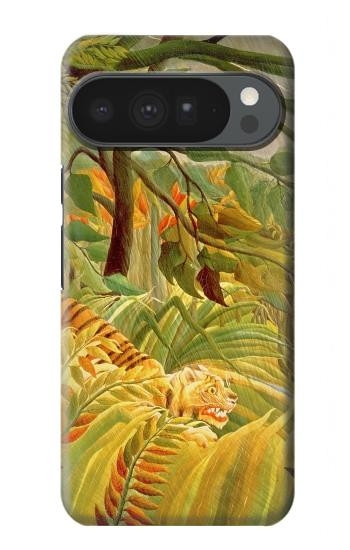 S3344 アンリ・ルソー  Henri Rousseau Tiger in a Tropical Storm Google Pixel 10 Pro XL バックケース、フリップケース・カバー
