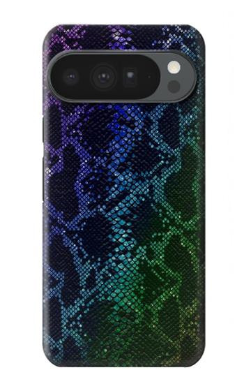 S3366 虹パイソンの皮膚 グラフィックプリント Rainbow Python Skin Graphic Print Google Pixel 10 Pro XL バックケース、フリップケース・カバー