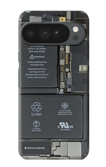 S3467 携帯電話の中のグラフィック Inside Mobile Phone Graphic Google Pixel 10 Pro XL バックケース、フリップケース・カバー