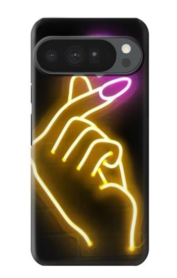 S3512 かわいいミニハート Cute Mini Heart Neon Graphic Google Pixel 10 Pro XL バックケース、フリップケース・カバー