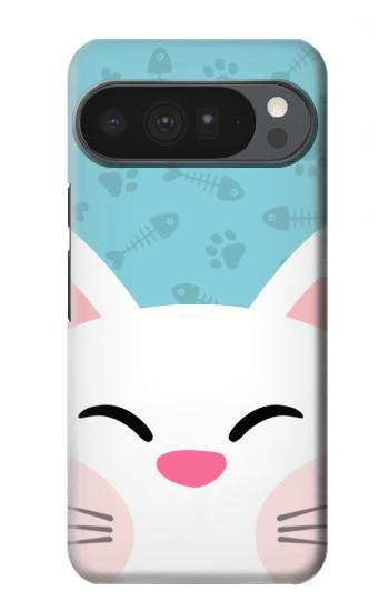 S3542 かわいい猫漫画 Cute Cat Cartoon Google Pixel 10 Pro XL バックケース、フリップケース・カバー