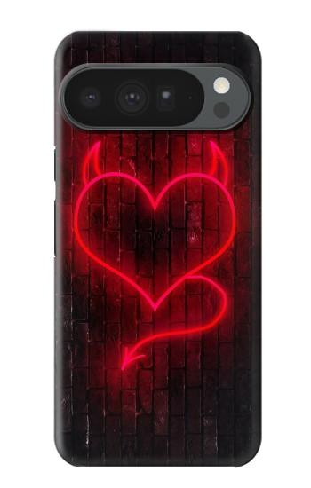 S3682 デビルハート Devil Heart Google Pixel 10 Pro XL バックケース、フリップケース・カバー