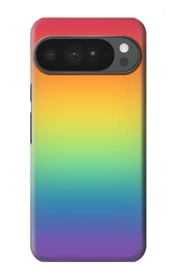 S3698 LGBTグラデーションプライドフラグ LGBT Gradient Pride Flag Google Pixel 10 Pro XL バックケース、フリップケース・カバー