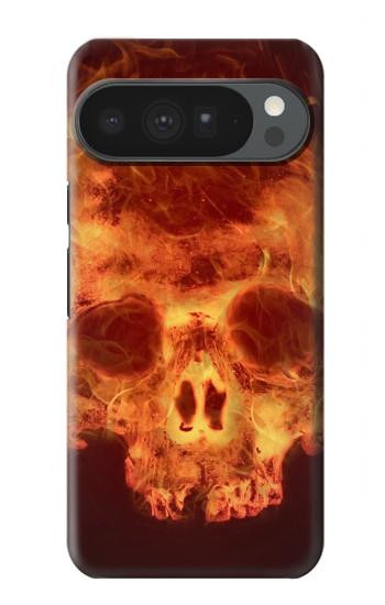 S3881 ファイアスカル Fire Skull Google Pixel 10 Pro XL バックケース、フリップケース・カバー
