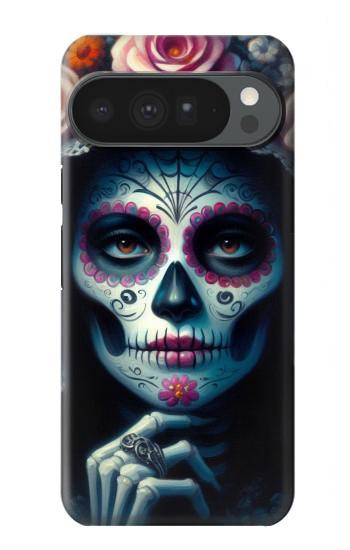 S3990 少女の頭蓋骨 スチームパンク ゴシック Girl Skull Steam Punk Gothic Google Pixel 10 Pro XL バックケース、フリップケース・カバー