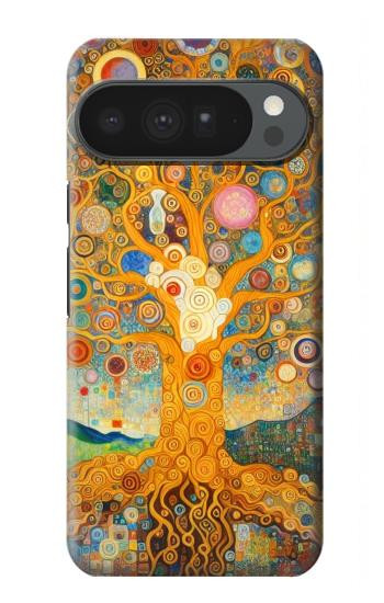 S4007 生命の樹の絵画 Tree of Life Painting Google Pixel 10 Pro XL バックケース、フリップケース・カバー