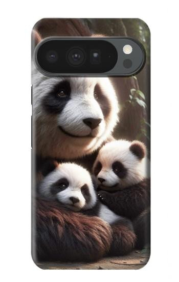 S4008 パンダの家族 Panda Family Google Pixel 10 Pro XL バックケース、フリップケース・カバー
