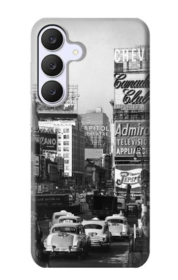 S0182 ヴィンテージ 古いニューヨーク Old New York Vintage Samsung Galaxy S25 FE, S26 FE バックケース、フリップケース・カバー