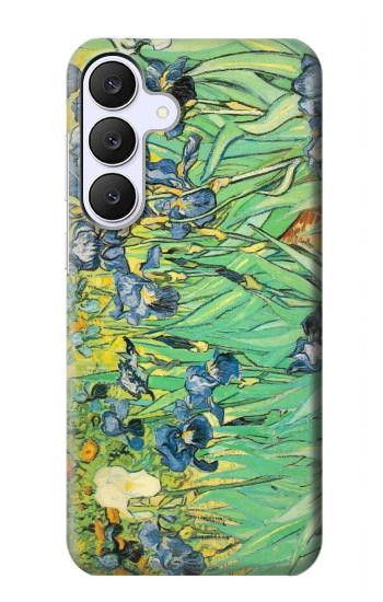 S0210 フィンセント・ファン・ゴッホ アイリスの花 Van Gogh Irises Samsung Galaxy S25 FE バックケース、フリップケース・カバー