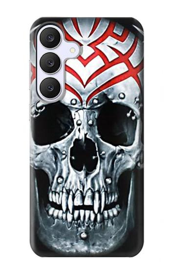 S0223 吸血鬼 スカル タトゥー Vampire Skull Tattoo Samsung Galaxy S25 FE バックケース、フリップケース・カバー