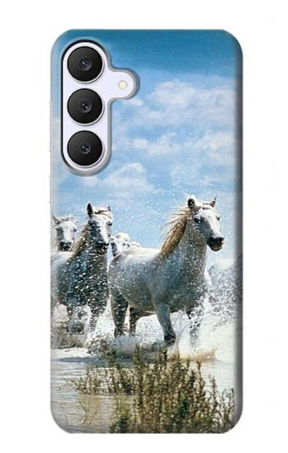 S0250 白馬 White Horse Samsung Galaxy S25 FE バックケース、フリップケース・カバー