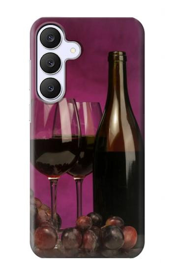 S0910 赤ワイン Red Wine Samsung Galaxy S25 FE, S26 FE バックケース、フリップケース・カバー