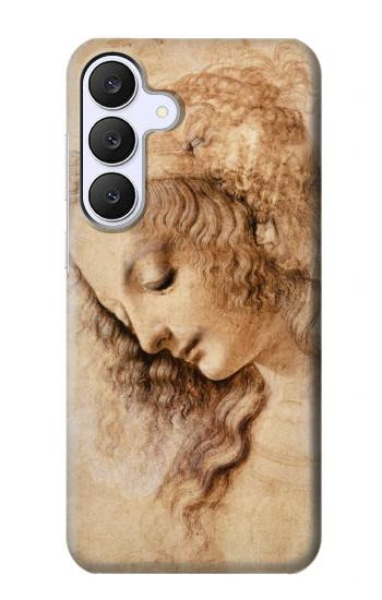 S1045 レオナルドダヴィンチ女性の頭 Leonardo da Vinci Woman's Head Samsung Galaxy S25 FE バックケース、フリップケース・カバー