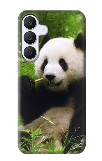 S1073 パンダは食べるのが楽しみ Panda Enjoy Eating Samsung Galaxy S25 FE バックケース、フリップケース・カバー