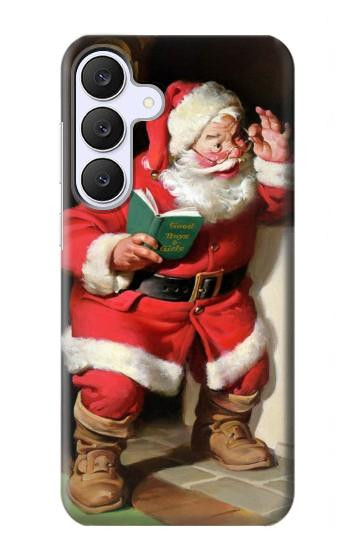 S1417 サンタクロースメリークリスマス Santa Claus Merry Xmas Samsung Galaxy S25 FE, S26 FE バックケース、フリップケース・カバー