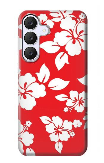 S1949 ハワイのハイビスカス柄 Hawaiian Hibiscus Pattern Samsung Galaxy S25 FE バックケース、フリップケース・カバー