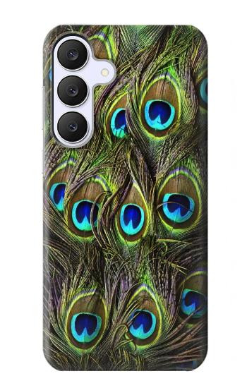 S1965 ピーコックフェザー Peacock Feather Samsung Galaxy S25 FE, S26 FE バックケース、フリップケース・カバー