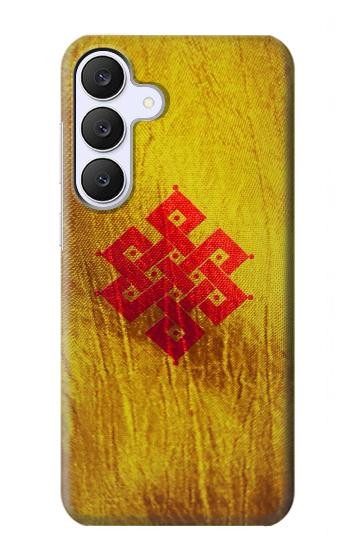 S2318 永遠の結び目ユニティ仏教 Eternal Knot Unity Buddhist Spiritual Meditation Sign Samsung Galaxy S25 FE, S26 FE バックケース、フリップケース・カバー