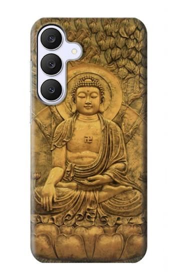 S2452 仏グラフィックプリント Buddha Bas Relief Art Graphic Printed Samsung Galaxy S25 FE, S26 FE バックケース、フリップケース・カバー