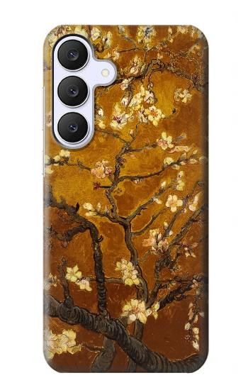 S2663 黄開花アーモンドの木 フィンセント・ファン・ゴッホ Yellow Blossoming Almond Tree Van Gogh Samsung Galaxy S25 FE バックケース、フリップケース・カバー