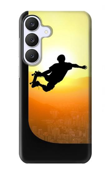 S2676 エクストリームスケートボードサンセット Extreme Skateboard Sunset Samsung Galaxy S25 FE バックケース、フリップケース・カバー