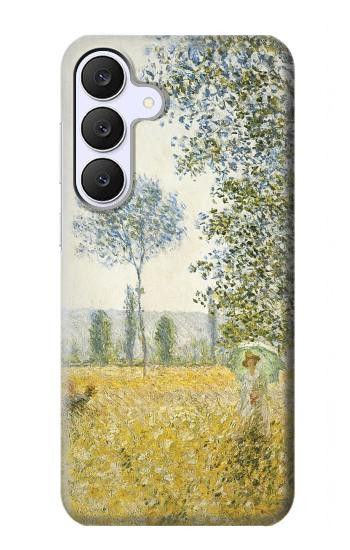 S2682 クロード・モネ 春の野 Claude Monet Fields In Spring Samsung Galaxy S25 FE バックケース、フリップケース・カバー