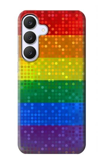 S2683 レインボーフラッグ プライド旗 Rainbow LGBT Pride Flag Samsung Galaxy S25 FE バックケース、フリップケース・カバー