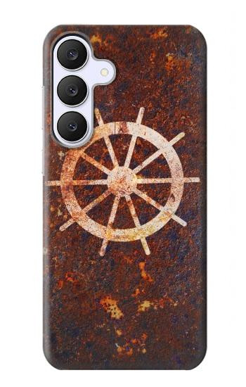 S2766 船 ホイール 錆 Ship Wheel Rusty Texture Samsung Galaxy S25 FE, S26 FE バックケース、フリップケース・カバー