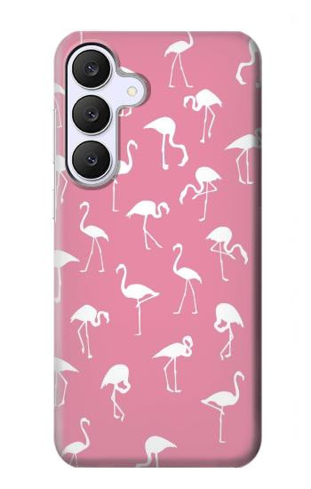 S2858 ピンクフラミンゴ柄 Pink Flamingo Pattern Samsung Galaxy S25 FE バックケース、フリップケース・カバー
