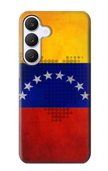 S2974 ベネズエラサッカー Venezuela Football Soccer Map Flag Samsung Galaxy S25 FE バックケース、フリップケース・カバー