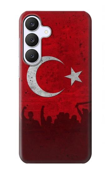 S2991 七面鳥サッカー Turkey Football Soccer Flag Samsung Galaxy S25 FE, S26 FE バックケース、フリップケース・カバー