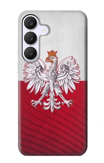 S3005 ポーランドサッカー Poland Football Soccer Flag Samsung Galaxy S25 FE バックケース、フリップケース・カバー