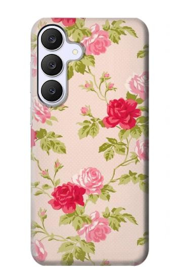 S3037 ローズコテージフローラ Pretty Rose Cottage Flora Samsung Galaxy S25 FE バックケース、フリップケース・カバー