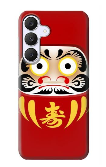 S3045 ダルマ人形 Japan Good Luck Daruma Doll Samsung Galaxy S25 FE バックケース、フリップケース・カバー