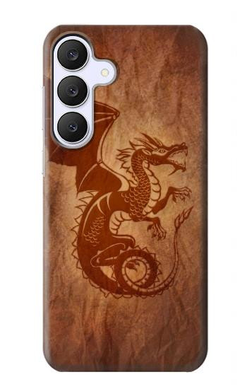 S3086 レッド・ドラゴン Red Dragon Tattoo Samsung Galaxy S25 FE バックケース、フリップケース・カバー
